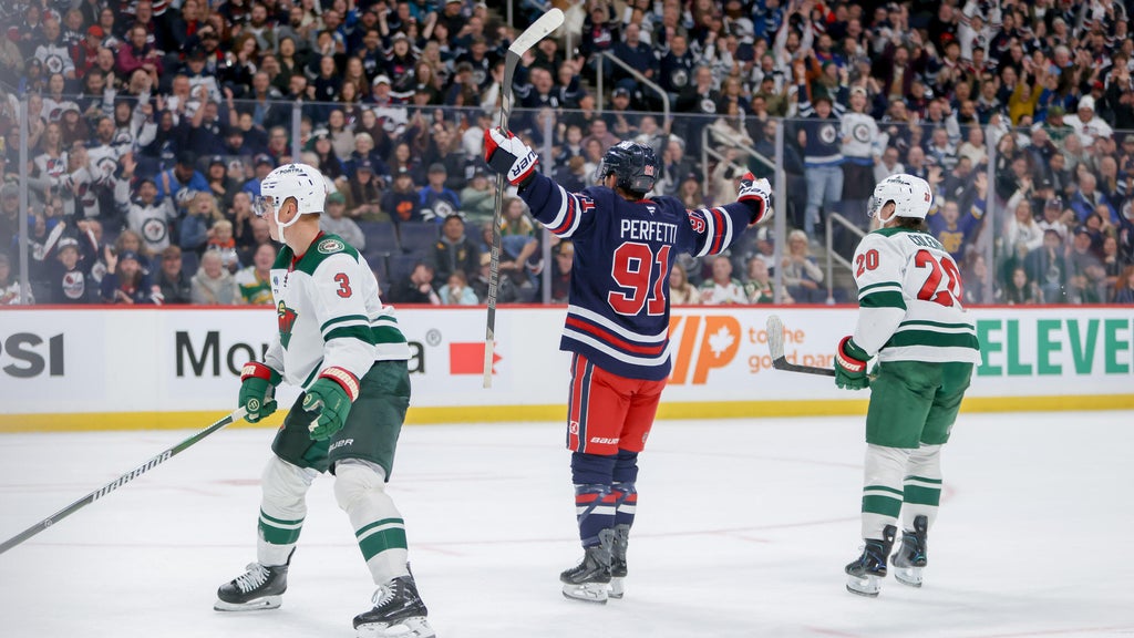 Jets beat the Wild 5-2 as Cole Perfetti scores 2 goals — WCCO / CBS Minnesota, Edina Schools news