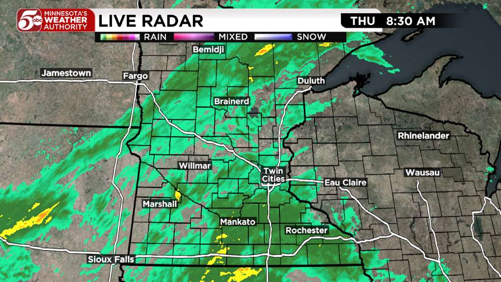Thursday weather: Cool and wet day ahead — KSTP 5, Edina Community news