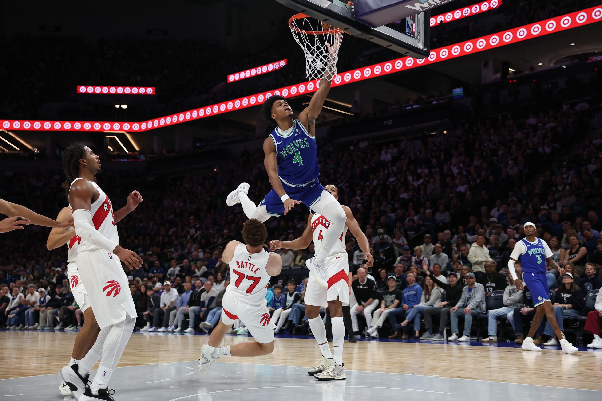 Timberwolves stay unbeaten with 117-94 win over Raptors in home opener — KSTP 5, Edina Sports news