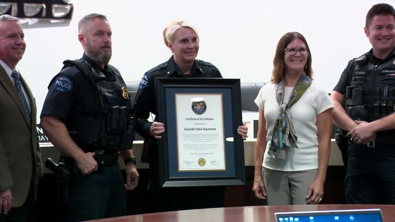 Roseville Police Department becomes first state-accredited agency, chief touts immediate impact — KSTP 5, Edina Government news