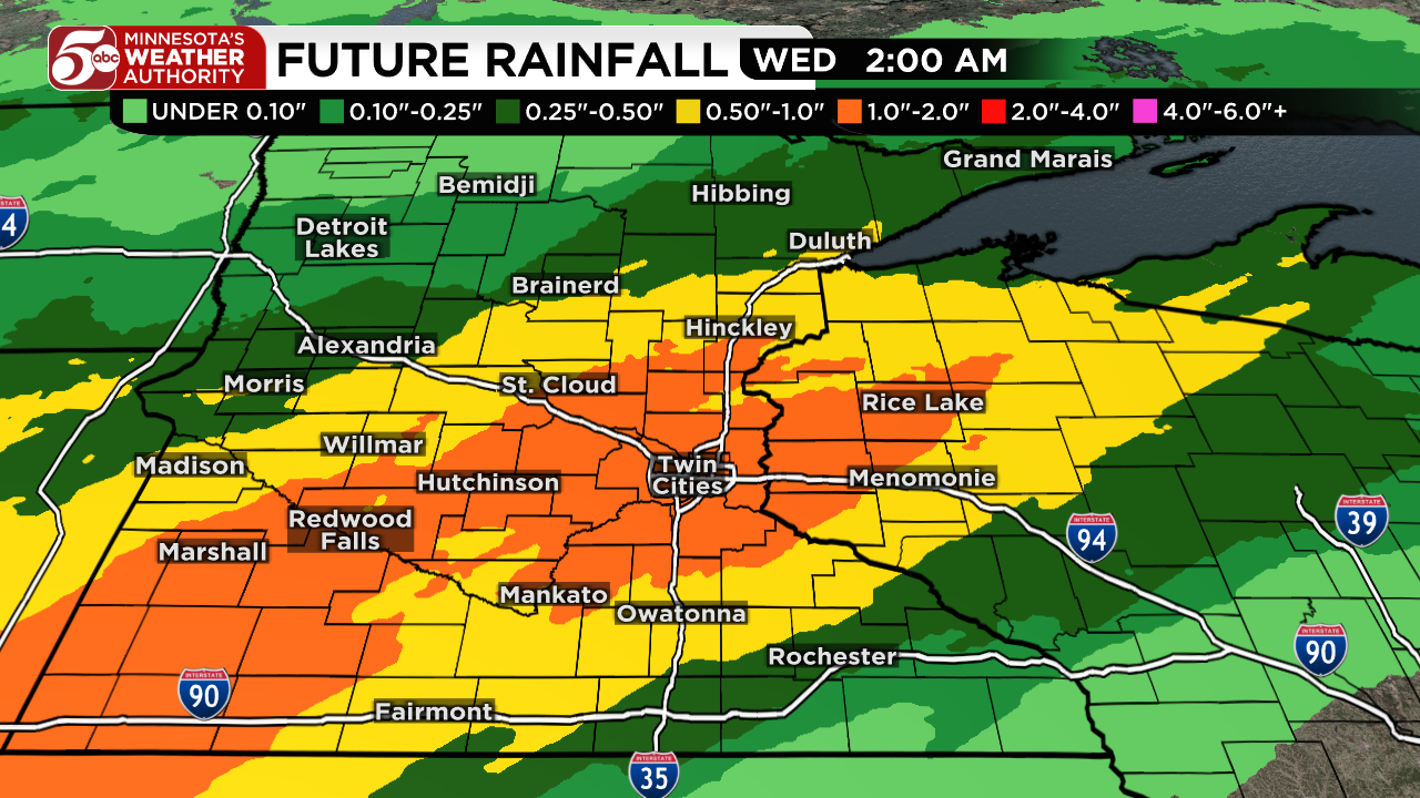 Rainy start to week, warmer days return — KSTP 5, Edina Community news
