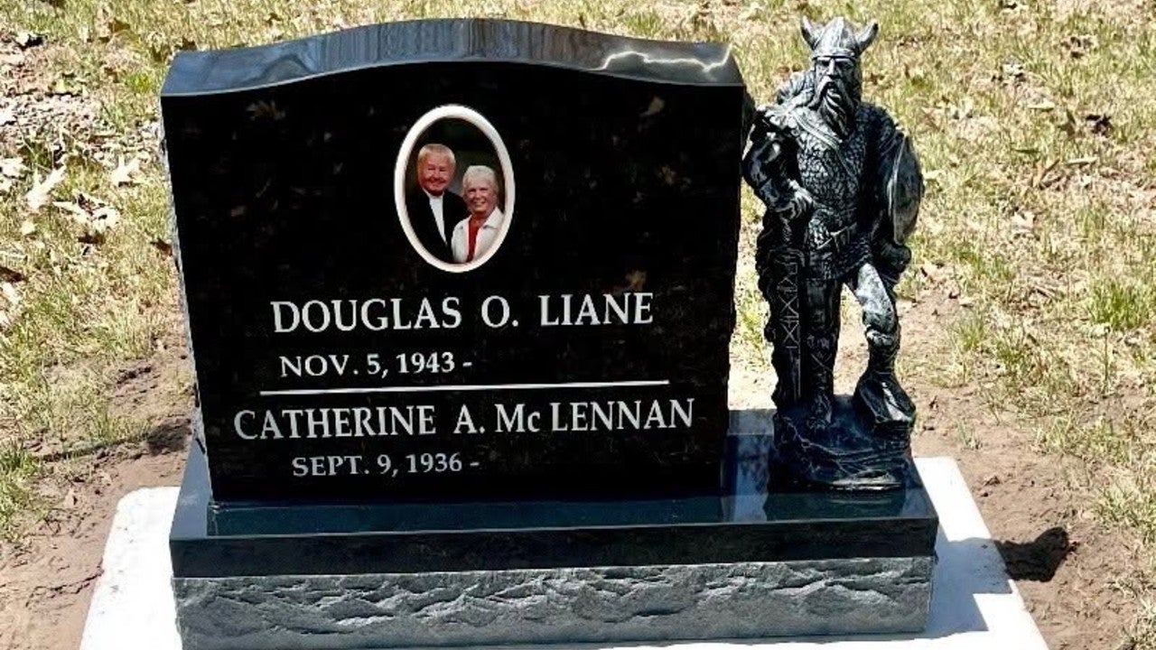 Minnesota couple seeking stolen Viking statue taken from Garrison Cemetery headstone — KSTP 5, Edina Community news