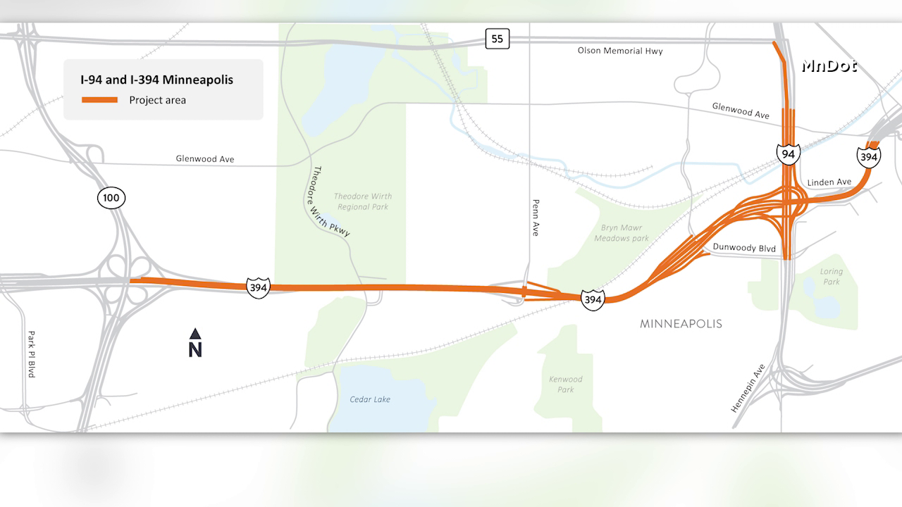 Eastbound I-394 in Minneapolis closing all weekend for highway repairs — KSTP 5, Edina Business news