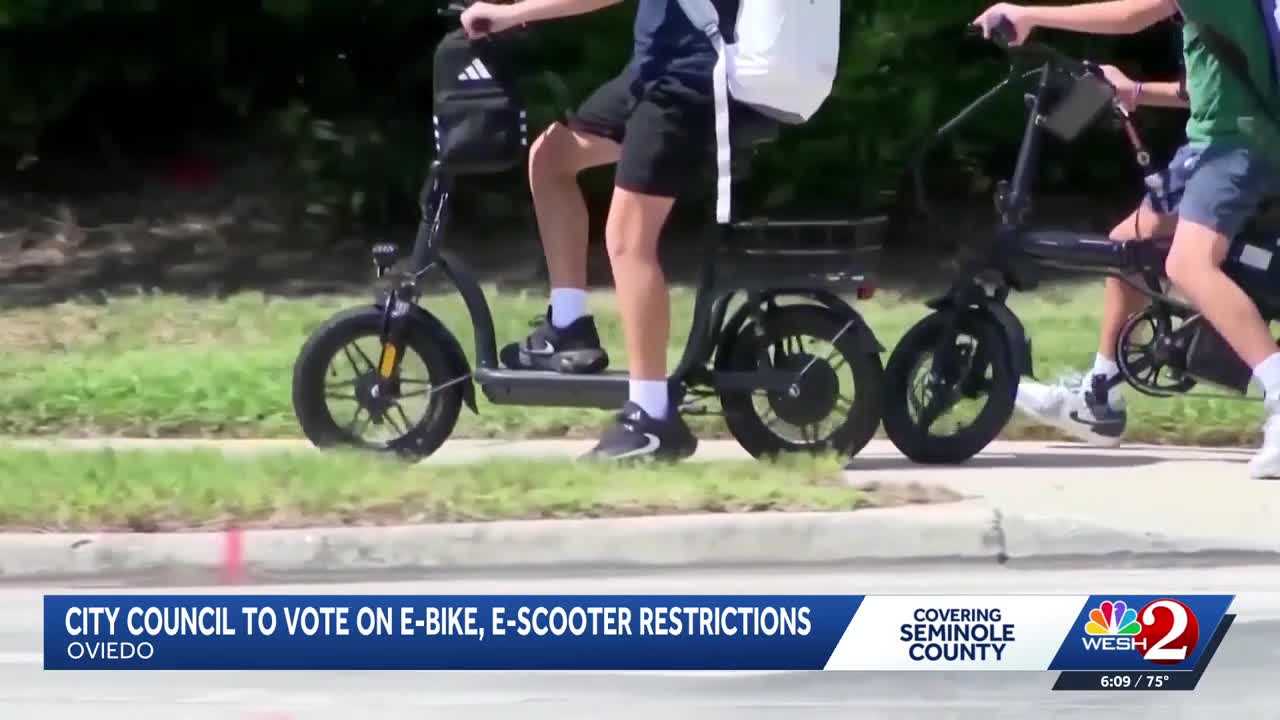 Oviedo city council to vote on micromobility rules to improve sidewalk safety — WESH 2 Orlando, Edina Government news