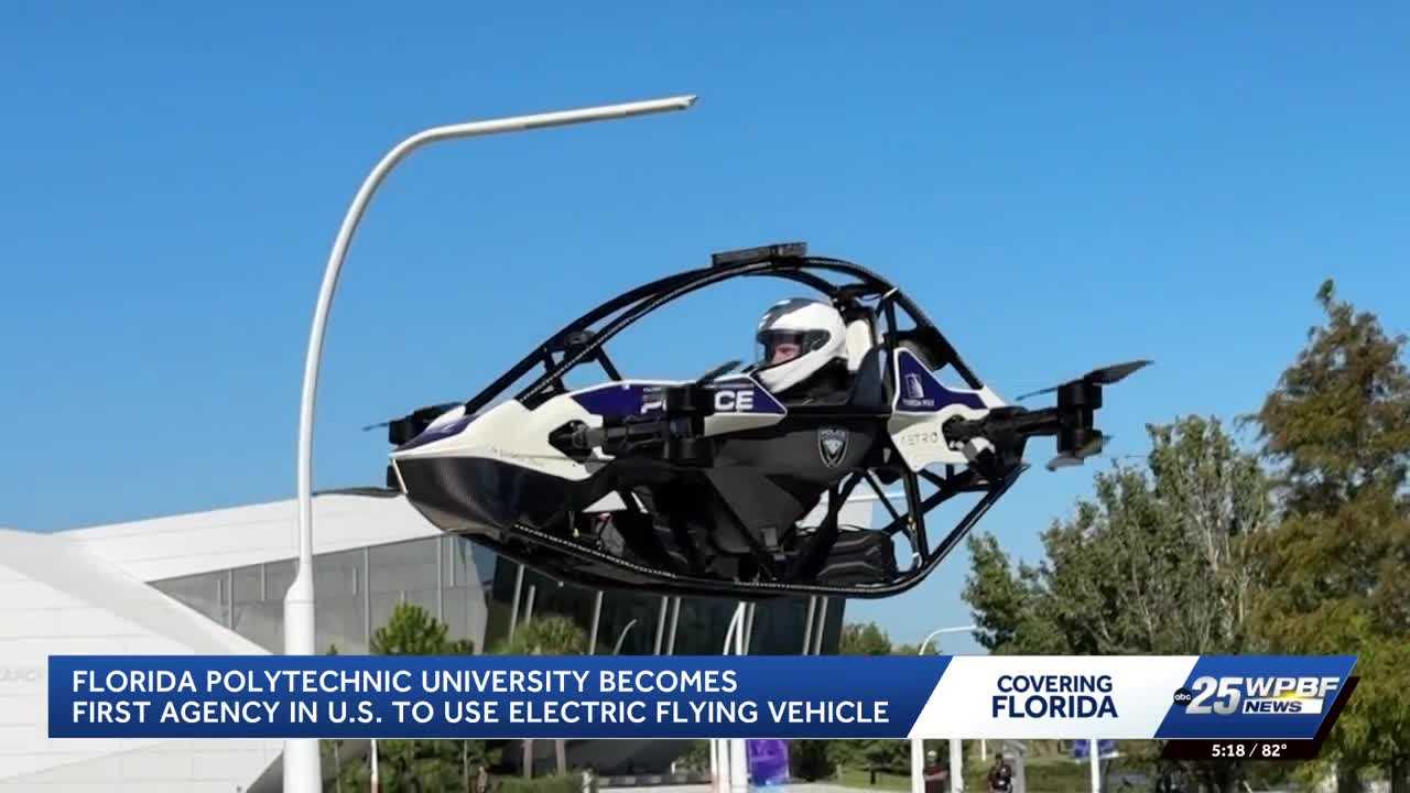 Florida Polytechnic University develops electric flying vehicle for police emergencies — WPBF West Palm Beach, Edina Community news