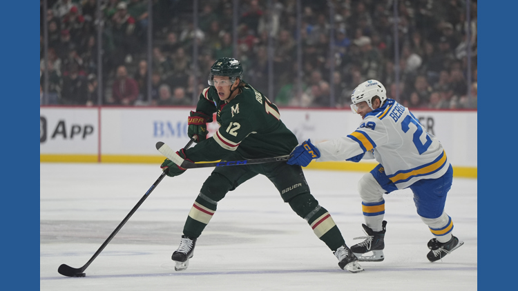 Matt Boldy has 5th career hat trick and Wild beat Blues 5-4 — KARE 11 Sports, Edina Sports news