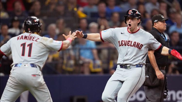 Chase DeLauter and José Ramírez lead the Guardians to a 7-3 win over the Rays in Game 1 of the ALCS — WTSP Sports Tampa Bay, Edina Sports news