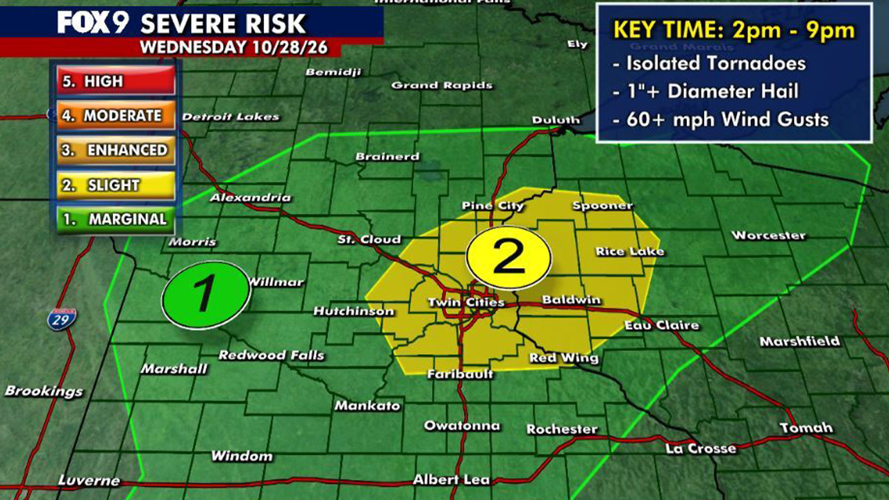 Minnesota weather: Mild and humid with strong storms possible Wednesday — Edina Community news